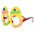 thumbnail image 1 of Lindos huevos de Pascua, gafas, anteojos, regalos para niños, accesorios de fotos, tela no tejida. Amarillo, 1 of 9