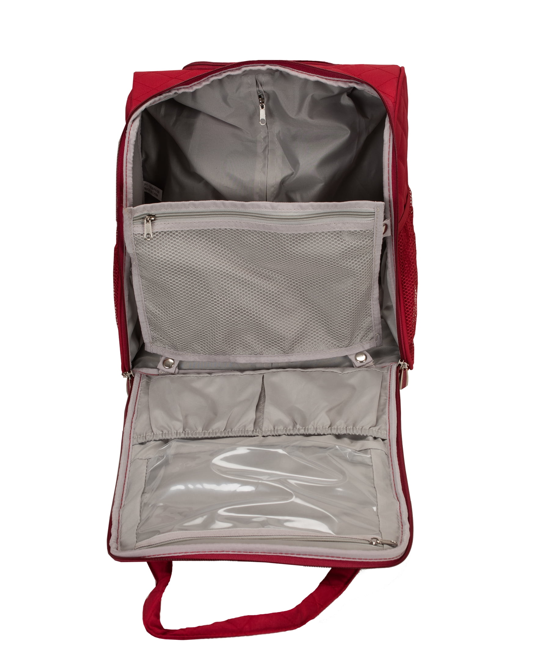 Rockland Luggage 15" Melrose Wheeled Underseat Softside Carry On BF31