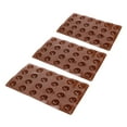 thumbnail image 3 of 3pcs Silicone Mould 24-Hole Soft Semi Sphere Baking  For Chocolate  Mousse  Mousse, Cakes, Chocolate Bombs, 3 of 8