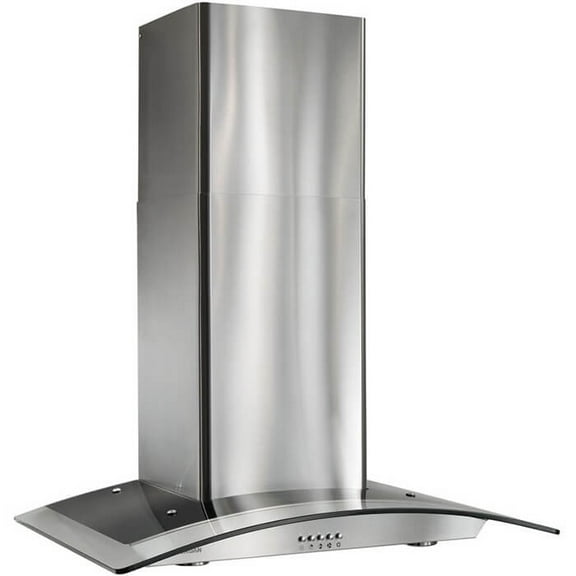Broan B5636SS 36 inch Arched Glass Chimney Range Hood