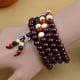 thumbnail image 4 of Actividades de regalo Cuentas 108 Cuentas de sándalo rojo de imitación Pulsera Pulsera Joyería Accesorio versátil, 4 of 6