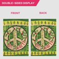 thumbnail image 4 of Peace on Earth Garden Flag Peace & Love Garden Flag Vertical Double Sided Rustic Farmland Burlap Yard Lawn Outdoor Decor 12.5x18, 4 of 4