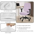 thumbnail image 7 of SCRAWLGOD Stars Spots Violet Dustproof Seat Covers for Office Chairs Stain Resistant Universal High Back Chair Slipcover Anti-Dust Protective Desk Chair Cover, 2 PCS, 7 of 7