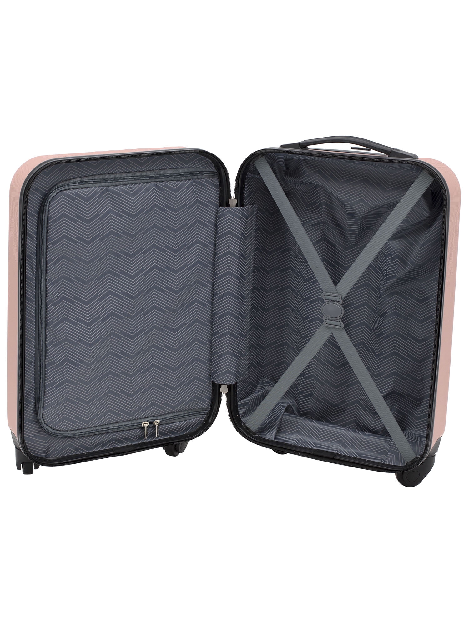 Travelers Club 20" Spinner Rolling Carry-on Luggage, Rose Gold