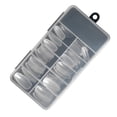 thumbnail image 3 of stanreset 100pcs Artificial ABS Fingernail Removable Manicure Tip Storable DIY Art Kit No.2, 3 of 6