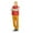red coat, variant on KLKCMS 1/64 Men Model Architectural Painted Figure Fairy Gardens Diorama Sand Table yellow coat