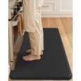 thumbnail image 1 of Anti Fatigue Mat Kitchen,3/4" Thick Waterproof Non Slip Kitchen Rug, Cushioned Standing Desk Mat for Office& Home,20"x39", Black, 1 of 8