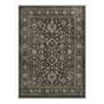 thumbnail image 4 of GENIMO 5'x7' Area Rug for Living Room, Machine Washable Non Slip Low Pile Rug for Bedroom Dining Room, Vintage Vintage Diamond, NOIR, 4 of 5