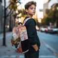 thumbnail image 3 of Psesaysky Graffiti Butterfly Girls Boys School Backpack Students Bookbag Fits Laptop 15 Inch Daypack, 3 of 7