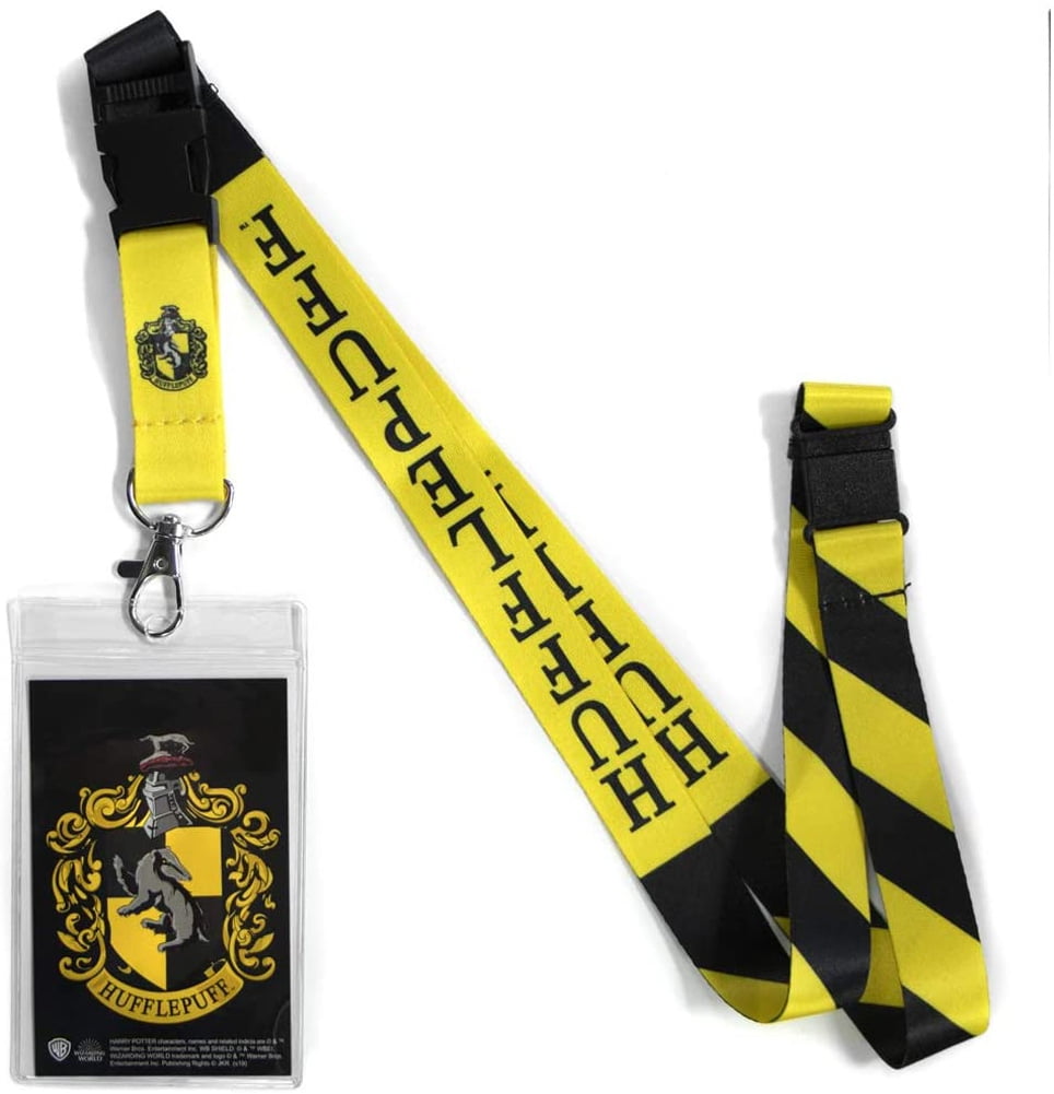 Harry Potter Hufflepuff Scarf Lanyard with card holder 