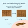 thumbnail image 6 of DaVinci Charlie 6-Drawer Double Dresser, Chestnut, 6 of 7