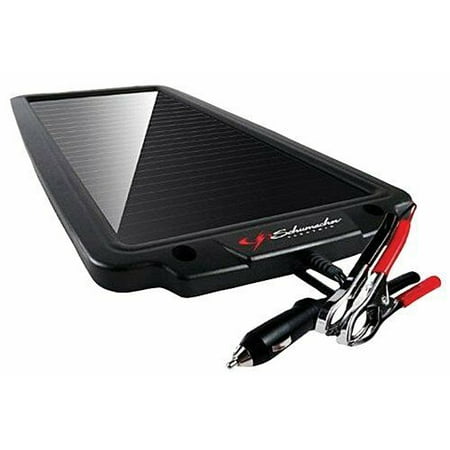 Schumacher Solar Battery Maintainer Charger Powered 12V Car Auto Boat Marine
