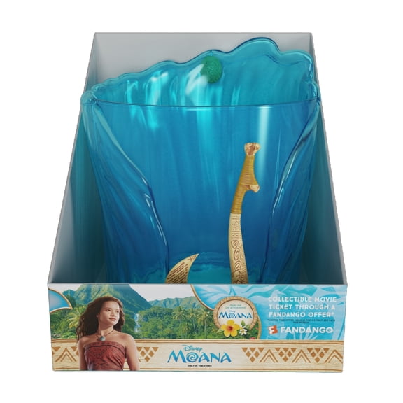 Moana Live Action Popcorn Bucket with $15 Fandango Ticket