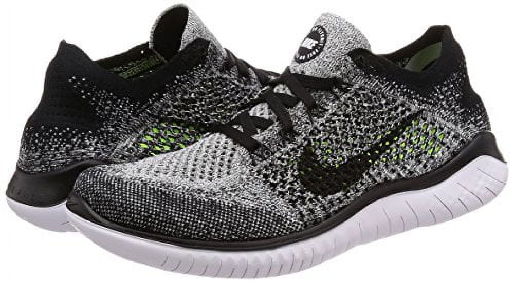 Nike Mens Free RN Flyknit 2018 942838 101 - Size 11.5 White/Black