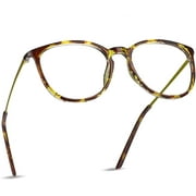 LifeArt Blue Light Blocking Glasses, Anti Eyestrain, Computer Reading Glasses, Gaming Glasses, TV Glasses for Women Men, Anti Glare (Tortoise, +3.00 Magnification)