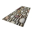 thumbnail image 4 of Alfombra de pasillo de cocina antideslizante de pelo corto, felpudo para cocina Gray_1, 4 of 9
