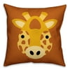 Creative Products Giraffe Face Friend 16x16 Throw Pillow