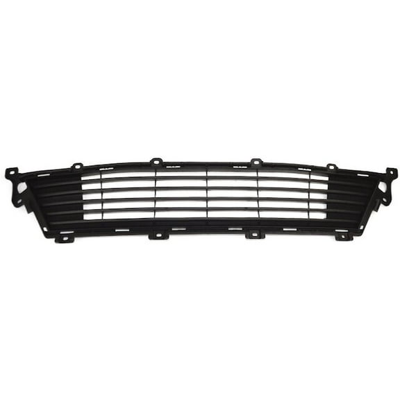 Front Lower Bumper Grille - Matte Dark Grey - Compatible with 2013 - 2015 ES350 2014