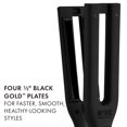 thumbnail image 4 of Plancha de pelo Hot Tools Pro Artist Black Gold Double, 4 of 8
