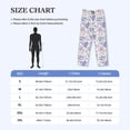 thumbnail image 4 of Balery Lavender Flowers Pantalones de pijama para hombre, pijama ultraligero, pantalón de descanso-Large, 4 of 6