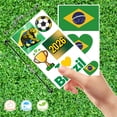 thumbnail image 3 of Tatuajes temporales de la bandera de Brasil CLEAFF, 10 hojas, 45 piezas, 3 of 6