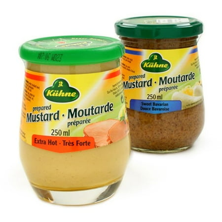 Kuhne German Mustard - Sweet (250 ml) (Best German Mustard For Bratwurst)