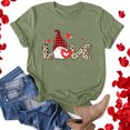 thumbnail image 4 of Tbopshirt Valentine's Day T-Shirts Short Sleeve Graphic Tees,Summer Plus Size Tops,Women Fashion Valentines Day Crew Neck Printed Pullover Casual Loose Womens Tops S-XXXL, 4 of 7