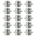 thumbnail image 4 of Miangastore Roulement de Roue Argent 15 Pcs 0.63X0.63X0.39 Po, 4 of 8