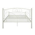 thumbnail image 5 of Metal Bed Frame with Vintage Headboard and Footboard, Unique Flower Heavy Duty and Quick Assembly, Sturdy Premium Steel Slat Support, No Box Spring Needed, 5 of 6