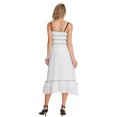 thumbnail image 2 of Gupgi Femmes Longue Robe Cami Tie-Up Bretelles Spaghetti Sans Manches Volants Robe d'Été Casual Slip Robes, 2 of 9