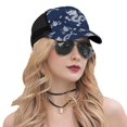 thumbnail image 5 of Lsque Dragon Printed Trucker Hat - Baseball Cap for Men Women - Breathable Mesh Side, Adjustable Fit - for Casual Wear, 5 of 7