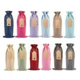 thumbnail image 2 of Mouliraty 12 Pcs Burlap Wine Gift Bags, Linen Wine Bottle Bag Set Wine Bottle Set Linen Tag Red Wine Packaging Bag, for Christmas, Wedding, Travel, Birthday, Holiday Party, 2 of 5