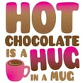thumbnail image 3 of CafePress - HOT Chocolate Is A HUG In A MUG Mugs - 15 oz Ceramic Large White Novelty Mug, 3 of 4