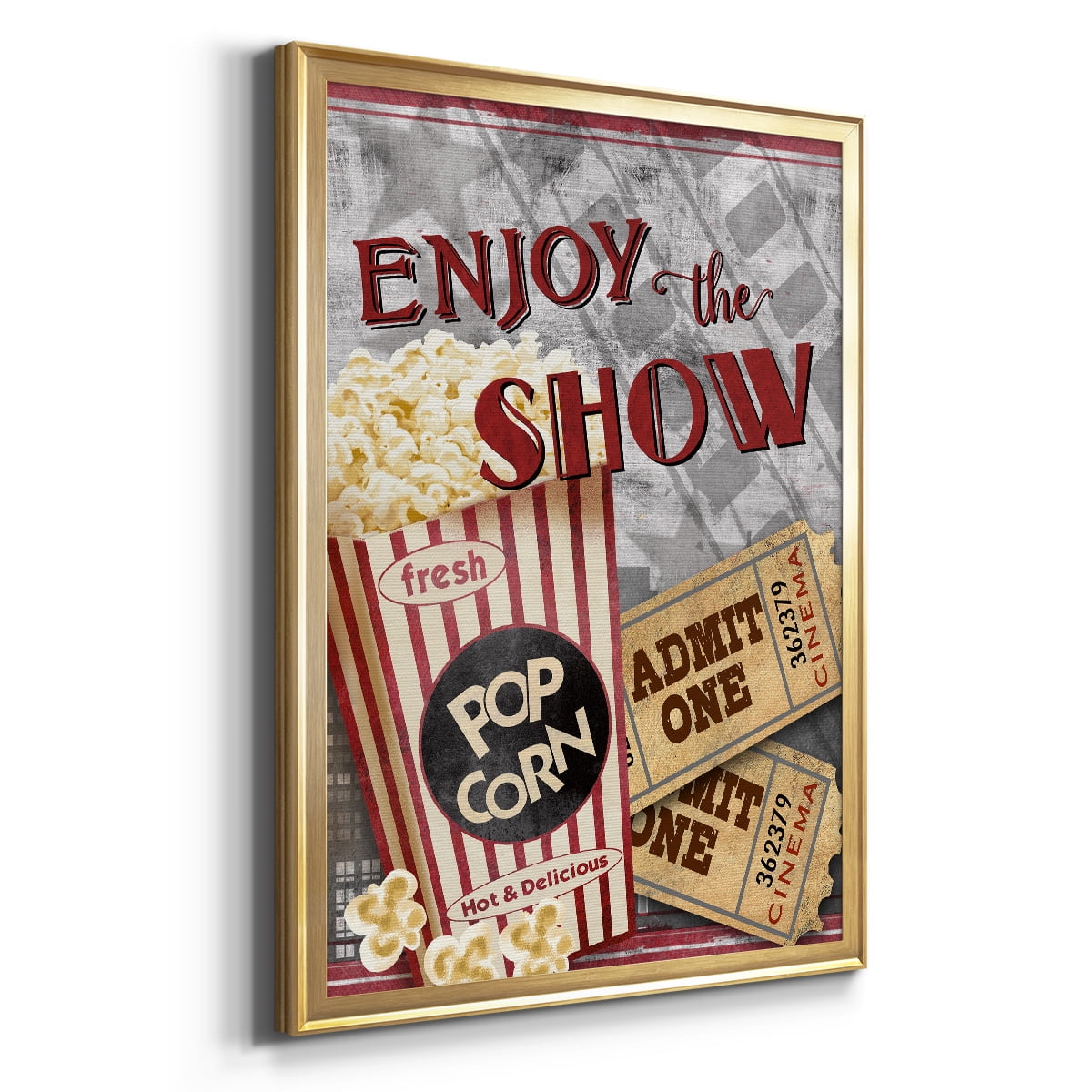 Movie Night I Premium Framed Print - Ready to Hang
