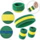 thumbnail image 2 of Willbond 3 Pieces Sweatbands Set, Includes Sports Headband and Wrist Sweatbands Striped Sweat Band for Athletic Men and Women, 2 of 4