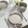 thumbnail image 5 of Stone Lain Haven 16-Piece Dinnerware Set Stoneware, Borosilicate Glass, Service for 4, Beige, 5 of 6