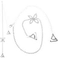 thumbnail image 3 of BRIGHTFUFU 1 par de correas de sujetador de dhinestone de mariposa correas de sujetador de sujetador ajustable correas de cadena de sujetador decorativo, 3 of 8