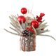 thumbnail image 2 of Adornos navideños, regalos navideños, miniárboles de Navidad artificiales preiluminados, decoraciones navideñas de interior con luces, pequeños árboles de Navidad de bayas y piñas, decoración navideña, 2 of 5