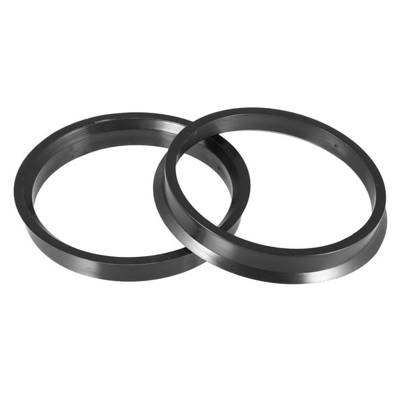 Plastic 73.1mm to 66.1mm Car Hub Centric Rings Wheel Bore Center Spacer 2pcs