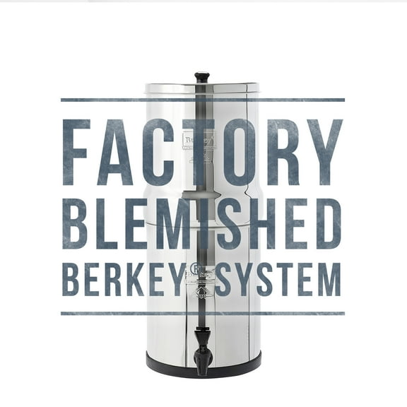 Factory Blemished Big Berkey Water Filter System (2.25 gal)