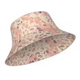 thumbnail image 2 of Fisherman Hat 22.8×5.9in Skin-Friendly Lightweight Breathable Folding Reflective Double Face For Daily Travel Business Camping Rose Gold Foil Leopard Print_42, 2 of 8
