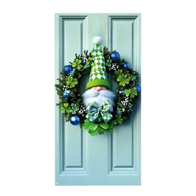 zhangmingg Rideau de Bannière de Porte pour Célébration Saisonnière Intérieure Extérieure Fête Maison