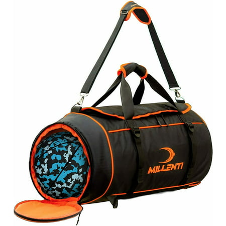 Millenti Basketball-Volleyball-Soccer Duffle/ Sports Bag For Women Men with size Small-Medium Gym Bags