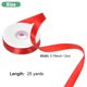 thumbnail image 3 of Cinta de satén roja de 25 yardas de 0.59" de ancho, cinta de tela de poliéster para decoración, 3 of 7