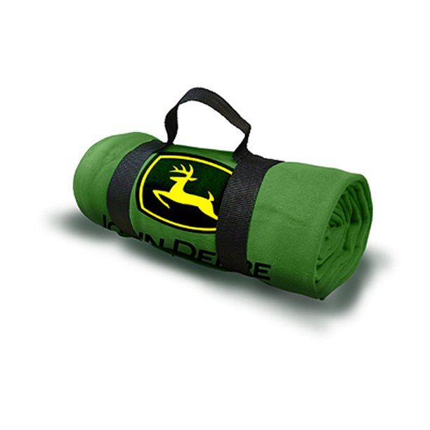 John Deere Western Stadium Blanket Fleece OS JD Green 13620000