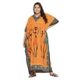thumbnail image 3 of Oussum Women's Plus Size Kaftans Dresses Polyester Printed Long Caftan Maxi Online, 3 of 8