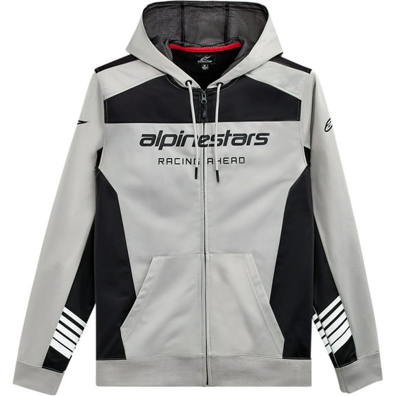 Alpinestars Sessions II Mens Zip-Up Hoody Silver/Black LG