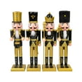 thumbnail image 3 of segolike 4 Pcs Nutcracker Ornements Cadeaux Classiques Uniques Peints Cadeau de Vacances, 3 of 9