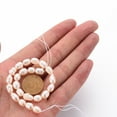 thumbnail image 6 of Natural Cultured Freshwater Pearl Beads Strands Rice Seashell Color 7~9x6~7mm Hole: 0.5mm 22~23pcs/strand 7.09''(18cm), 6 of 6