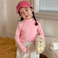 thumbnail image 3 of GYRATEDREAM Kids Boys Girls Cable Knit Slim Fit Sweaters Long Sleeve Crewneck Chunky Pullover Cute Knitwear Fall Jumper Tops for 13-14Y Pink, 3 of 9